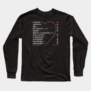 LOVE: Say ¿Qué? Top Ten Spoken (NY) Long Sleeve T-Shirt